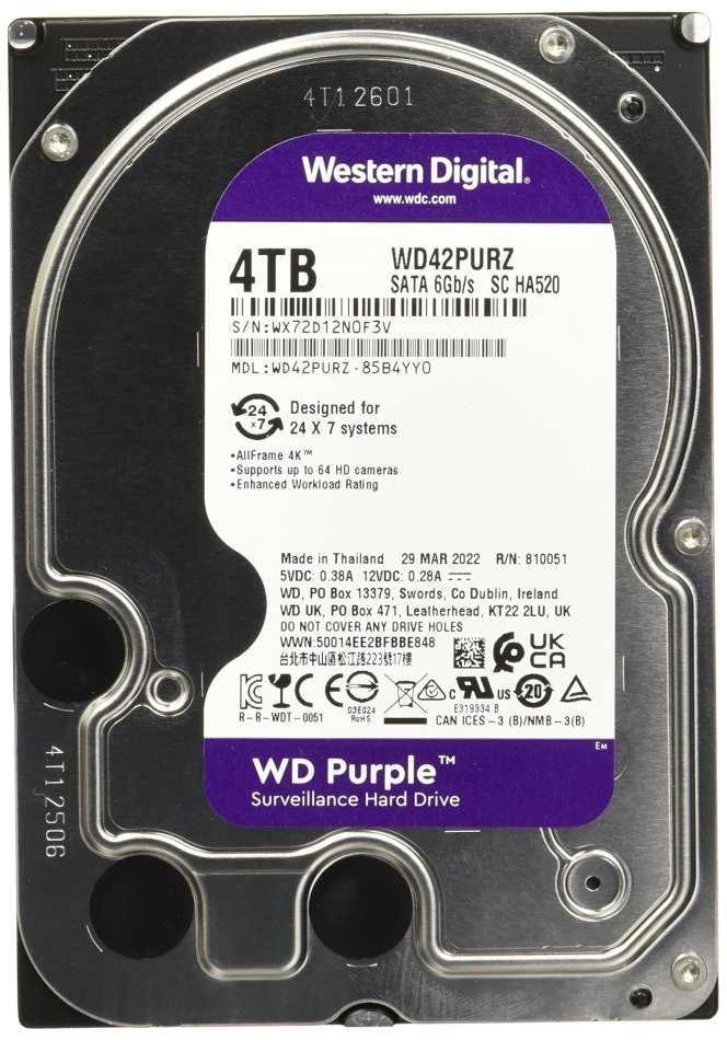 Tirane, shes Hard Disk HDD 4TB WD Purple i perdorur gjenda 10/10