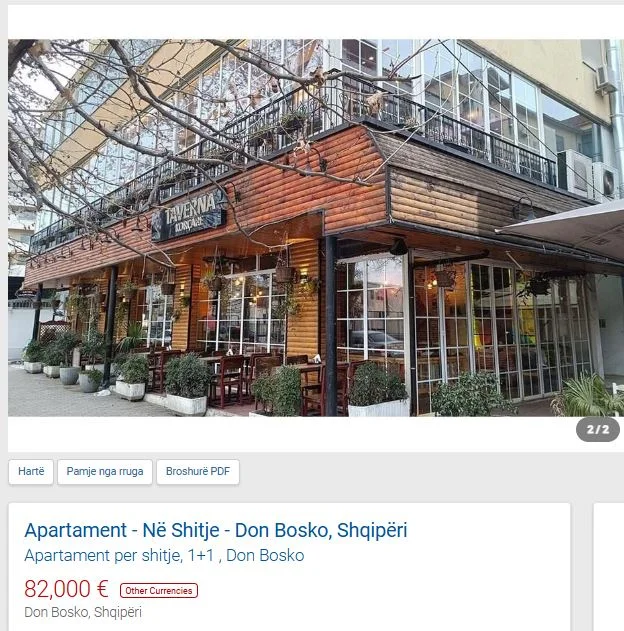 Tirane, shitet apartament 1+1 Kati 4, 67 m² 82.000 € (DON BOSCO)