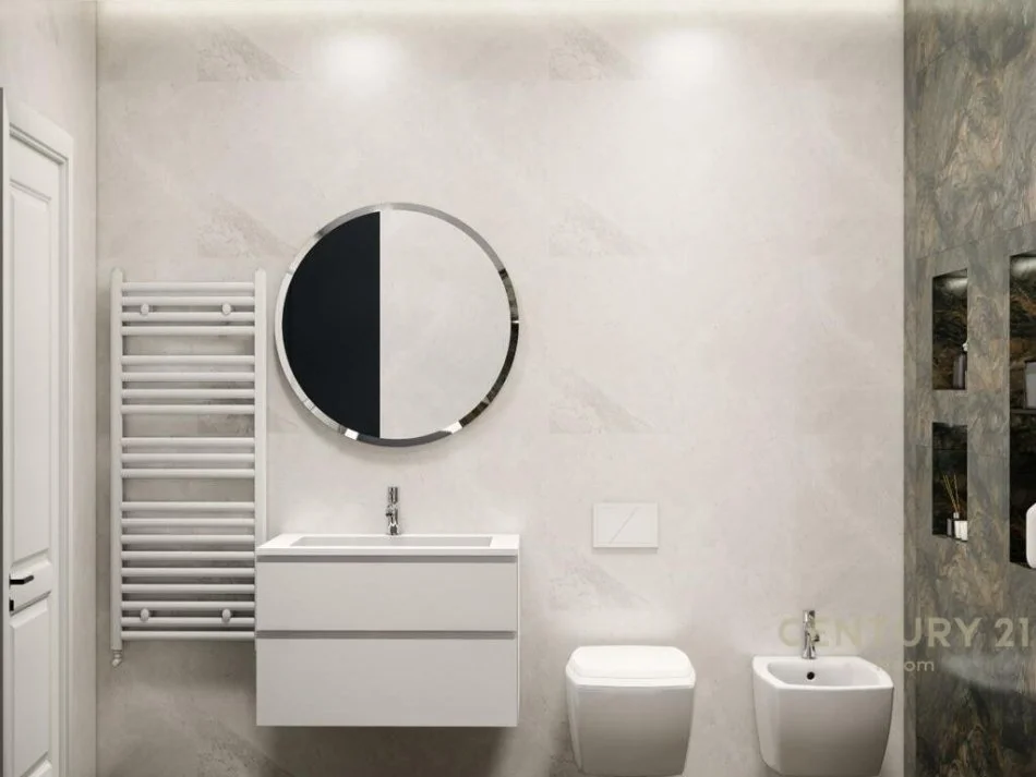 Tirane, jepet me qera apartament 1+1 Kati 5, 75 m² 1.100 € (liqeni i tiranes)