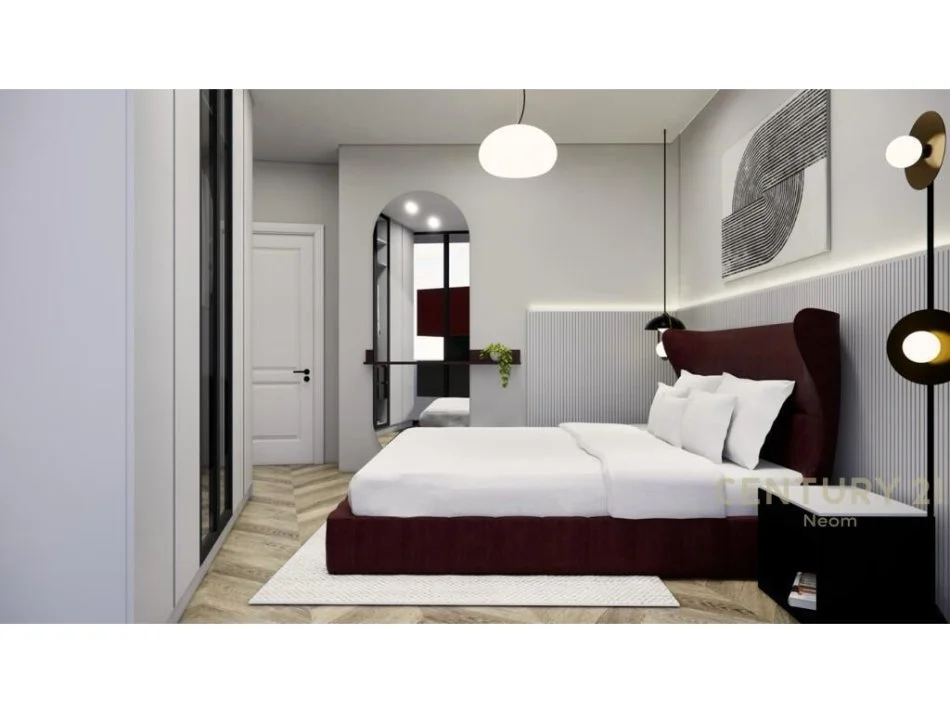 Tirane, jepet me qera apartament 1+1 Kati 5, 75 m² 1.100 € (liqeni i tiranes)