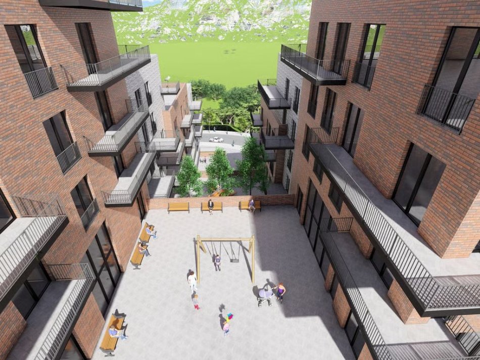 Tirane, shes apartament 1+1+Ballkon Kati 6, 65 m² 109.000 € (Rezidenca Kodra e Diellit 2)