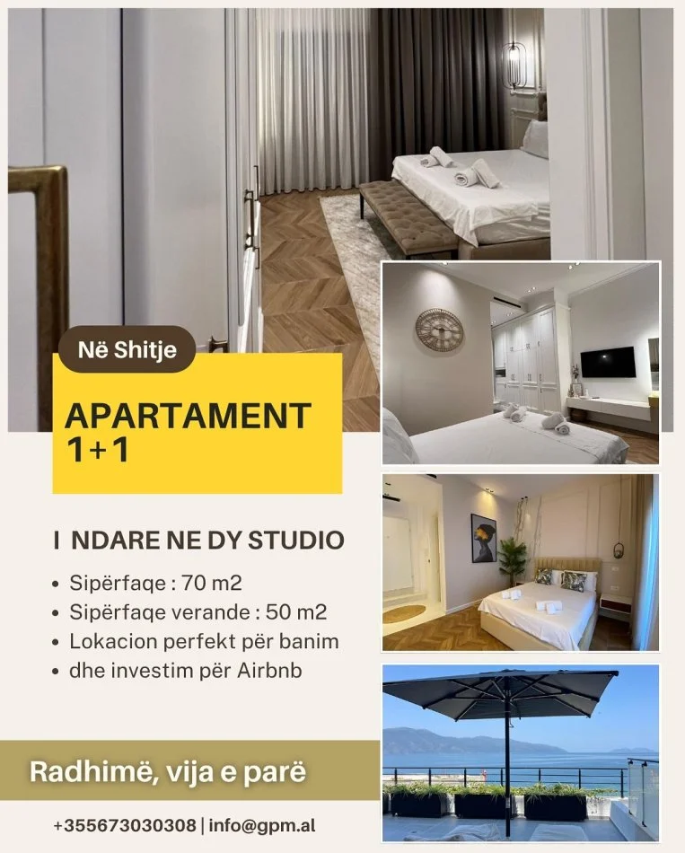 Radhime - Orikum, shitet apartament 1+1 , 70 m²