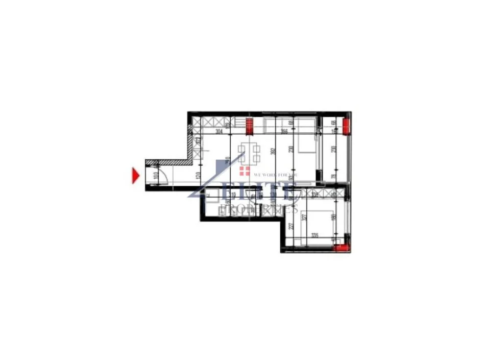 Tirane, shitet apartament 1+1+Ballkon Kati 1, 72 m² 71.740 € (Paskuqan)