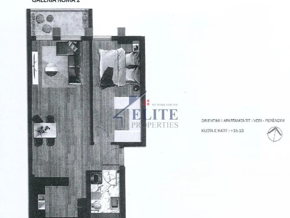Tirane, shitet apartament 1+1+Ballkon Kati 4, 87 m² 293.600 € (Rruga e Kavajes)