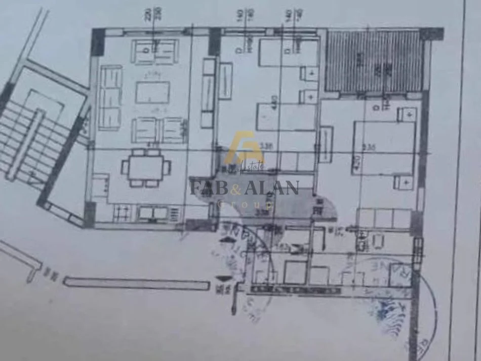 Tirane, shitet apartament 2+1 Kati 4, 111 m² 125.000 € (Zona e 3-shit, Mezez)