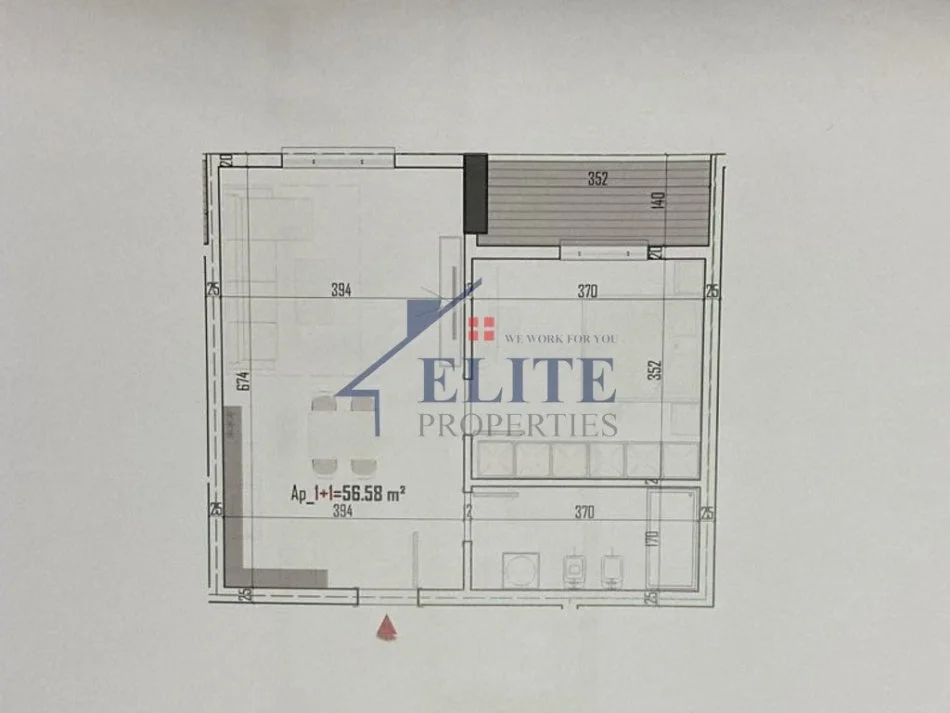 Tirane, shitet apartament 1+1+Ballkon Kati 1, 65 m² 85.140 € (Paskuqan)
