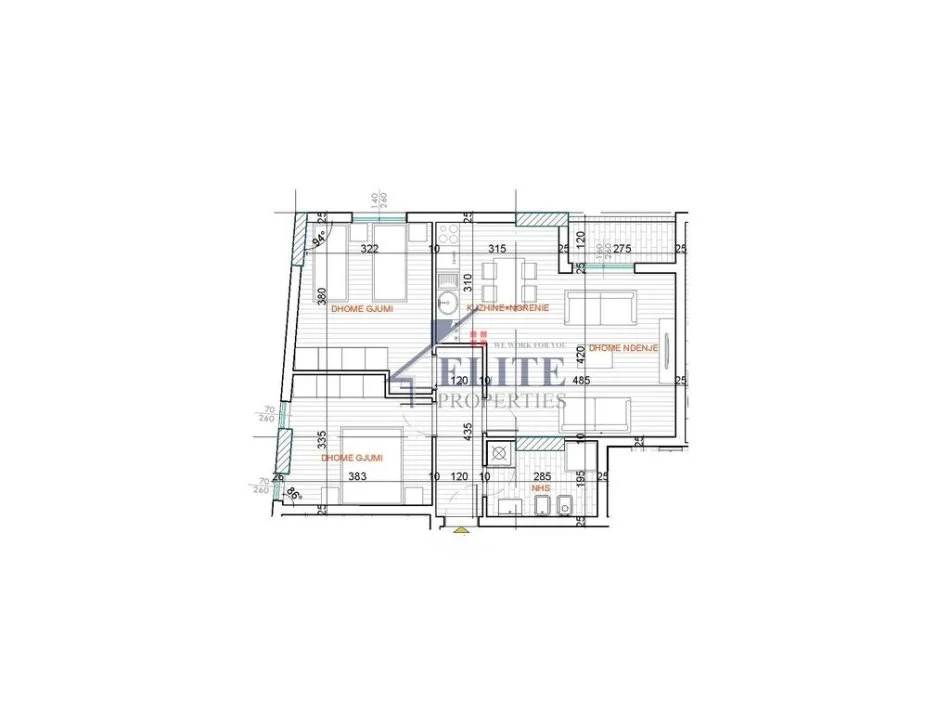 Tirane, shitet apartament , 147 m² 205.800 € (Shkolla e Bashkuar)