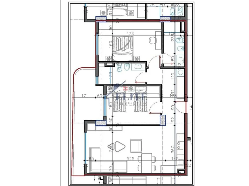 Tirane, shitet apartament 2+1+Ballkon Kati 7, 110 m² 93.075 € (Kamez)