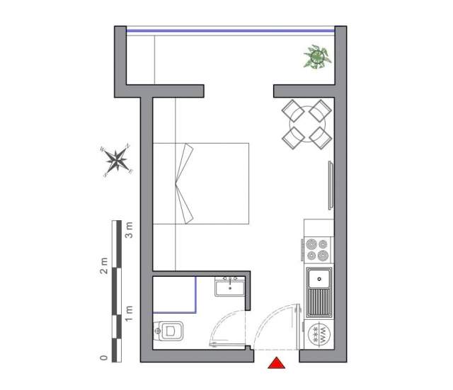 Tirane, shitet garsonier 1+1+BLK Kati 9, 37 m² 61.000 Euro (21 Dhjetori)