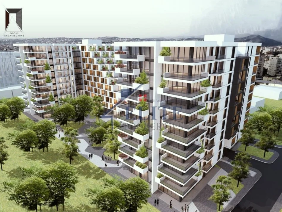 Vlore - Lungomare - Uji i Ftohte, jepet me qera apartament 1+1+Ballkon Kati 4, 90 m² 232.960 € (Poseidon Residence)