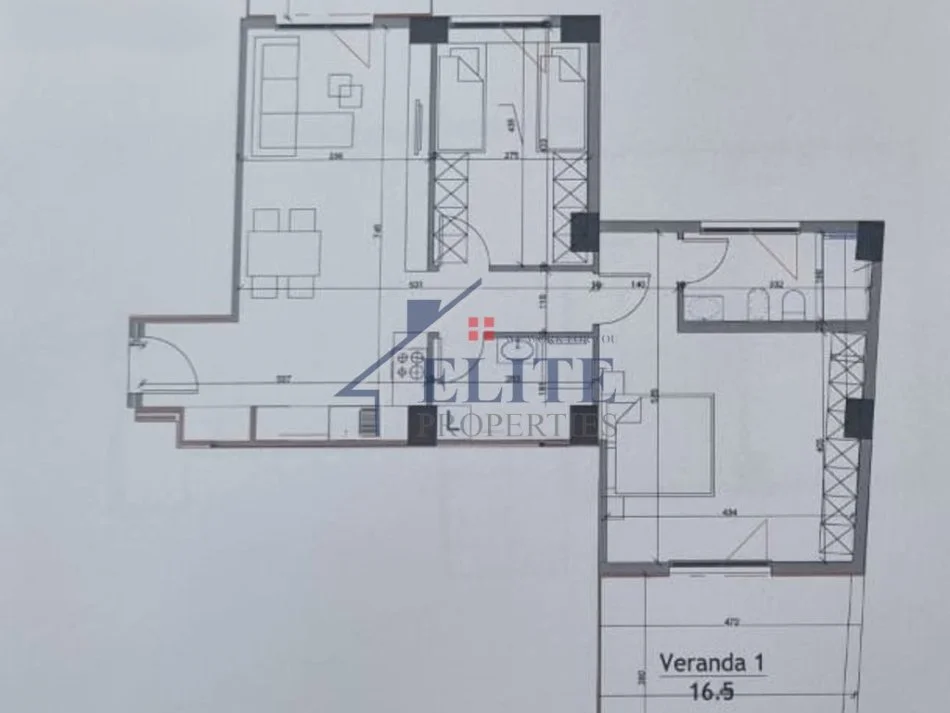 Tirane, shitet apartament 2+1+Ballkon Kati 3, 120 m² 263.780 € (Art Residence)