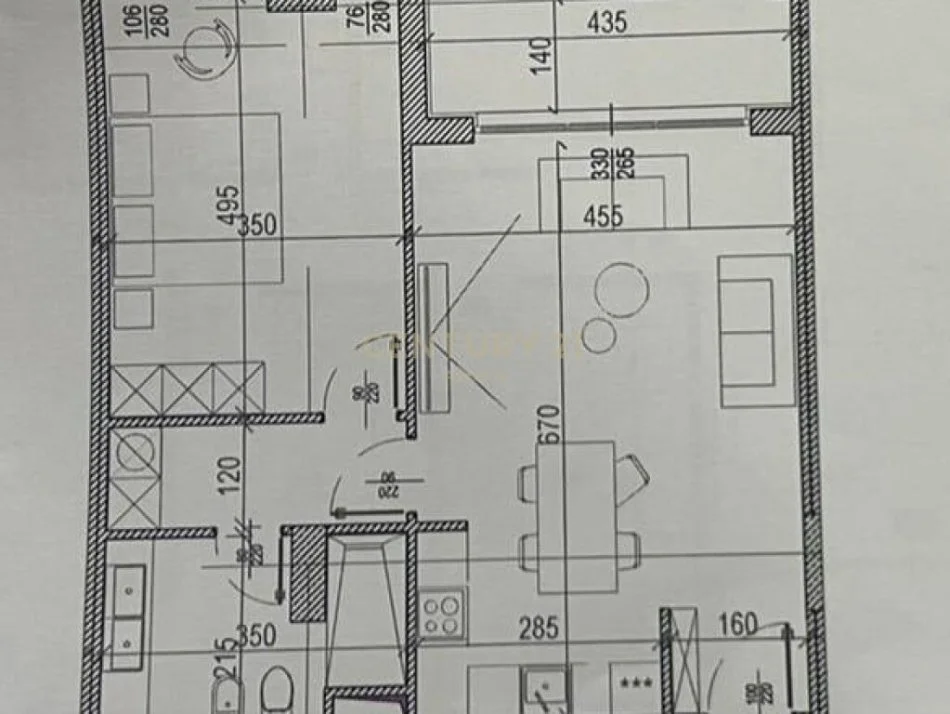 SHITET APARTAMENT 1+1 TE REZIDENCA RIVER SIDE