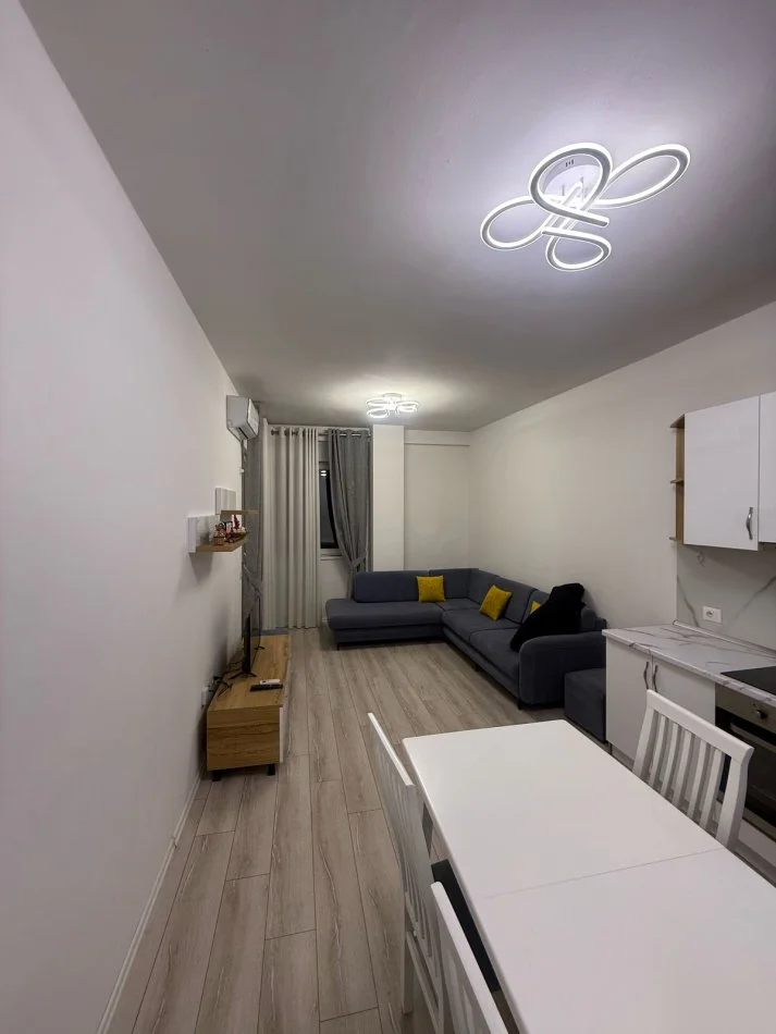 Tirane, jepet me qera apartament 1+1+Ballkon Kati 9, 75 m² 450 € (rruga tre Deshmoret)