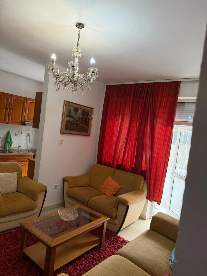 Tirane, jepet me qera apartament 1+1+Ballkon Kati 1, 500 € (Vasil Shanto)