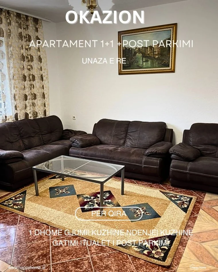 Tirane, jepet me qera shtepi 1+1 Kati 1, 80 m² 350 € (Teodor Keko)