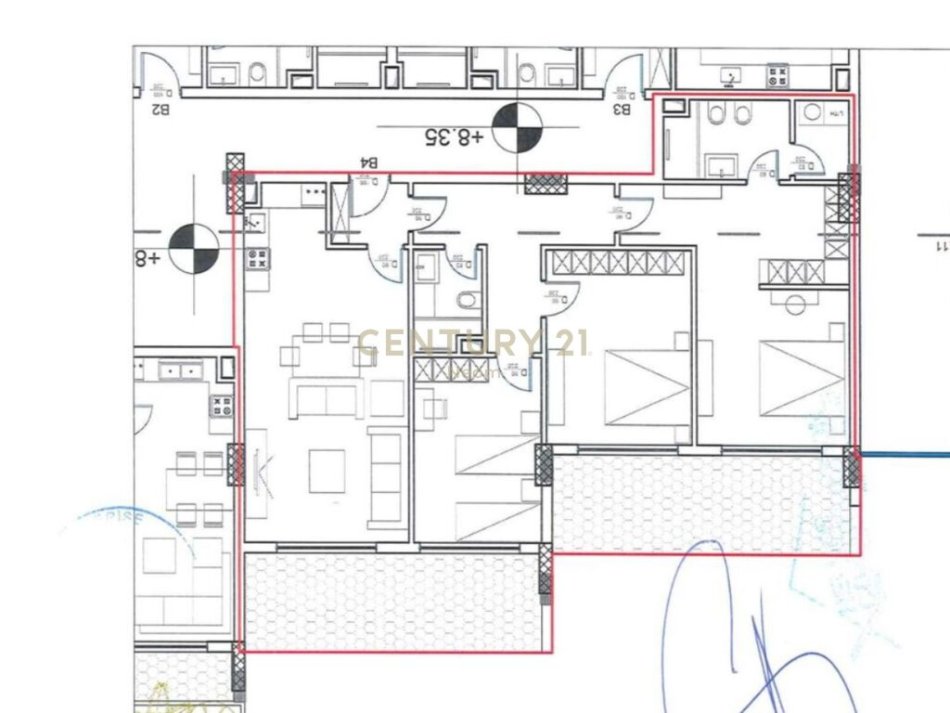 Tirane, shitet apartament 3+1 Kati 1, 191 m² 350.000 € (LIQENI I THATE)