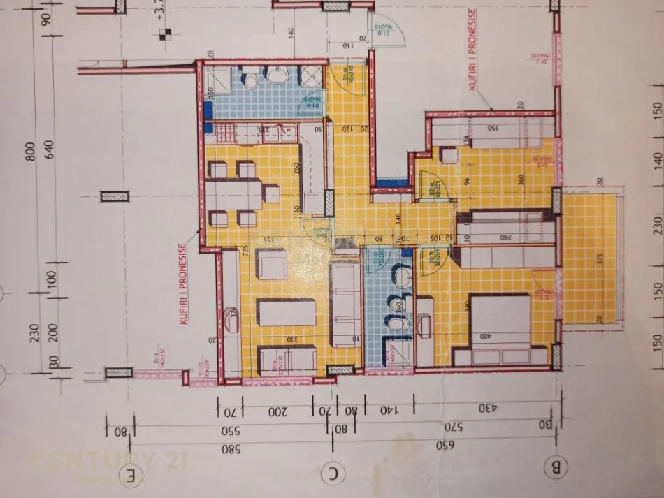 Tirane, shes apartament 2+1+Ballkon, Kati 5, 98 m² 180,000 € (Ali Demi)