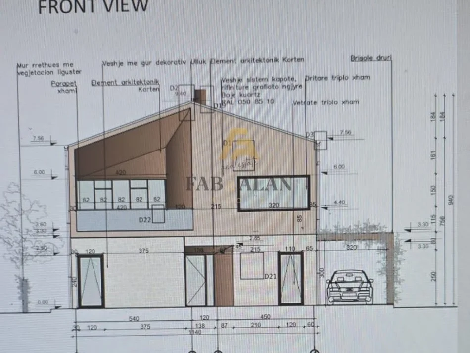 Tirane, shitet Vile 2 Katshe , 330 m² 500.000 € (Lunder)