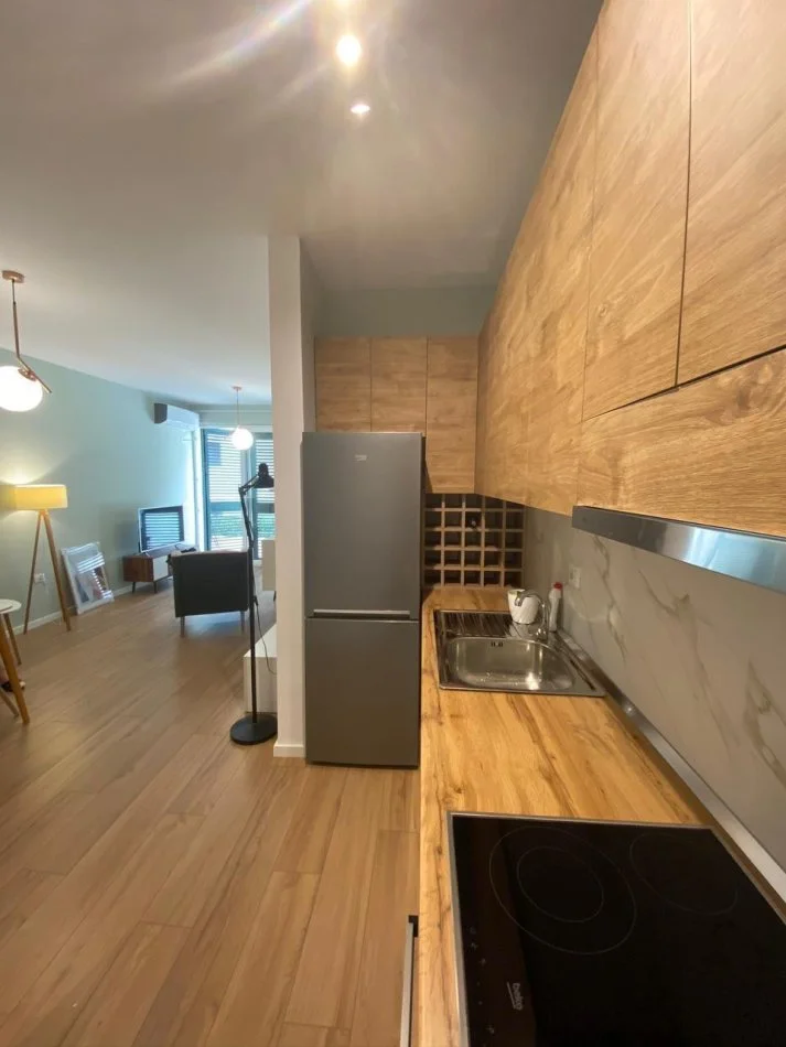 Tirane, jepet me qera apartament 1+1+Ballkon Kati 2, 53 m² 550 € (kodra e diellit)