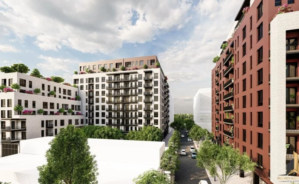 Tirane, jepet me qera apartament 1+1, Kompleksi Aura by Lim Em