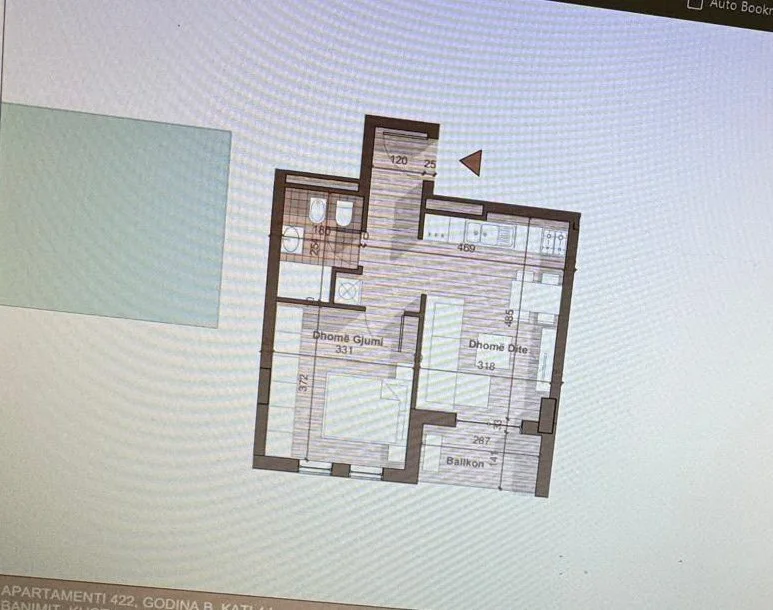 Tirane, shitet apartament 1+1 Kati 4, 56 m² 70.350 € 