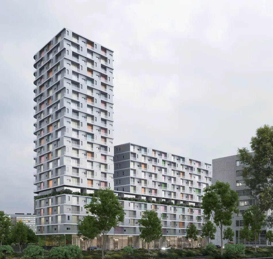 Tirane, shitet apartament 1+1 Kati 7, 70 m² 78.000 € (Casa Italia Moa Rezidence)