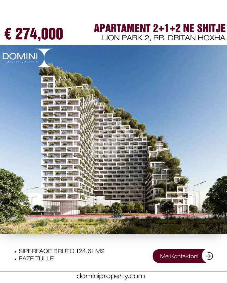 Tirane, shitet apartament 2+1 , 125 m² 274.000 € (Rruga Dritan Hoxha)