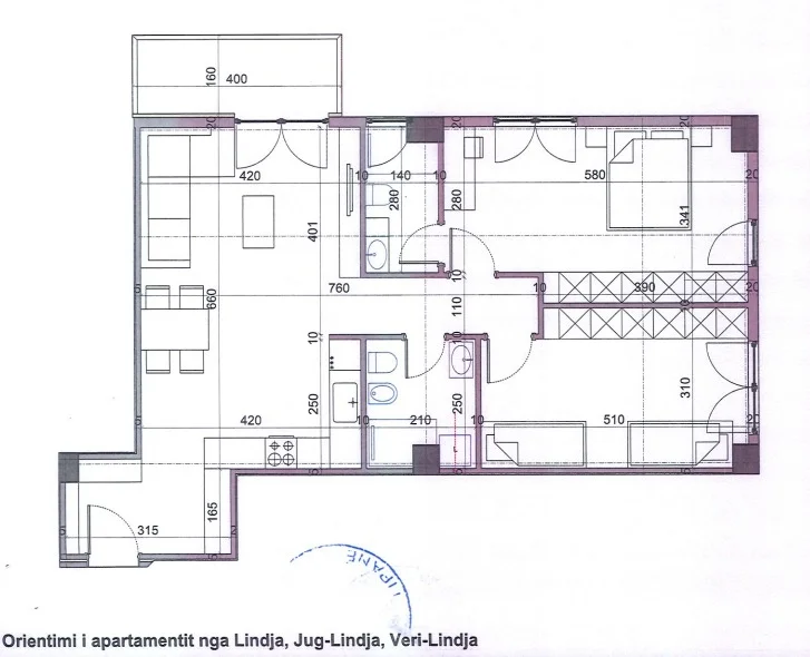 Tirane, shitet apartament 2+1+Ballkon Kati 2, 113 m² 176.000 € (javer malo)