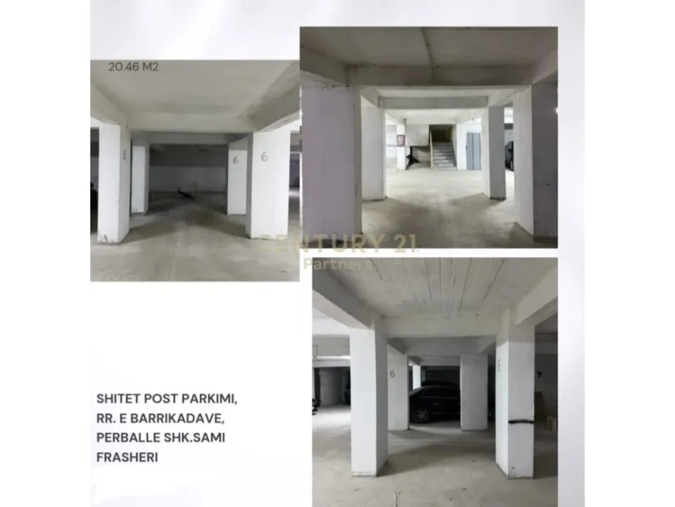 Tirane, shitet garazh Kati -2, 20 m² (Qender, Rruga e Barrikadave)
