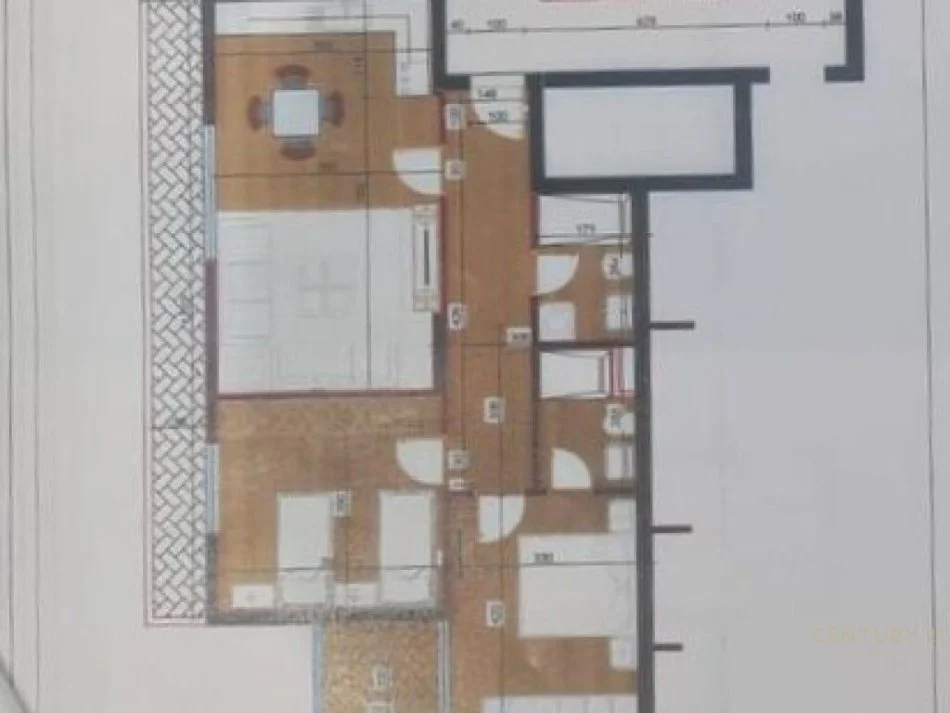 Tirane, shitet apartament 2+1 Kati 7, 123 m² (rruga dritan hoxha)