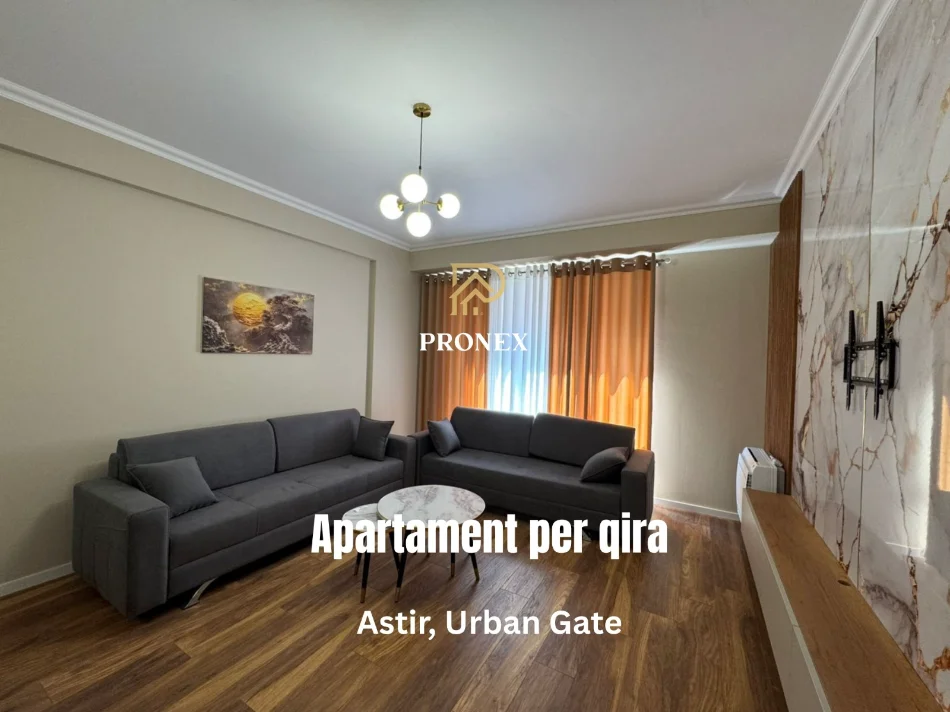 Tirane, jepet me qera apartament 1+1+Ballkon Kati 3, 70 m² 500 € (urban gate)