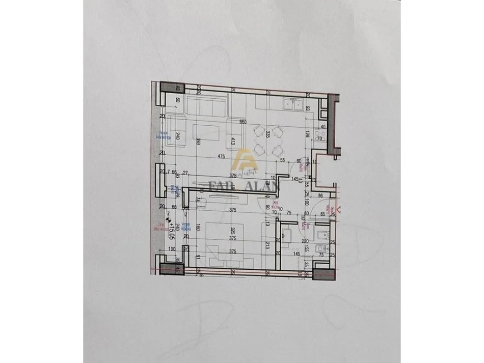 Tirane, shitet apartament 1+1 , 70 m² 94.500 € (Astir)