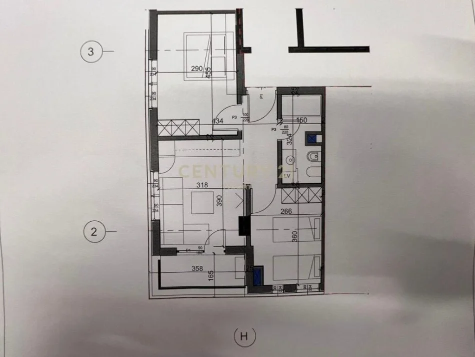 Tirane, shitet apartament 2+1 Kati 6, 71 m² 128.000 € (bulevardi i ri)