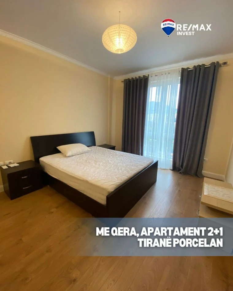 Tirane, jepet me qera apartament 2+1 Kati 5, 110 m² 600 € (Kompleksi “Xhura”, Porcelan)