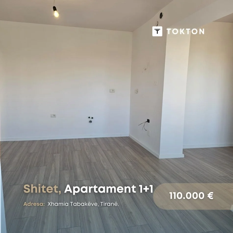 Tirane, shitet apartament 1+1 Kati 3, 55 m² 110.000 € (XHAMIA E TABAKEVE)
