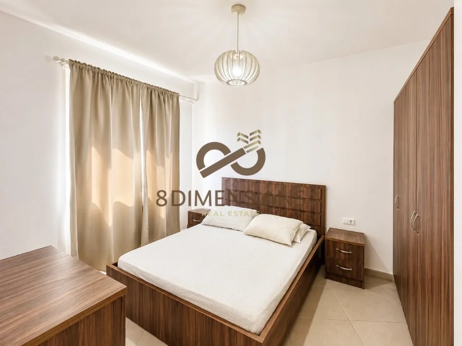 Tirane, jepet me qera apartament 1+1+Ballkon Kati 4, 67 m² 580 € (Tek Fusha e Aviacionit, D8241A-245)