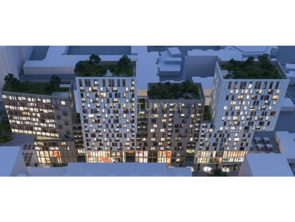 Tirane, shitet apartament 1+1 Kati 9, 80 m² 176.000 € (Muhamet Gjollesha, Tirana 1001, Albania)