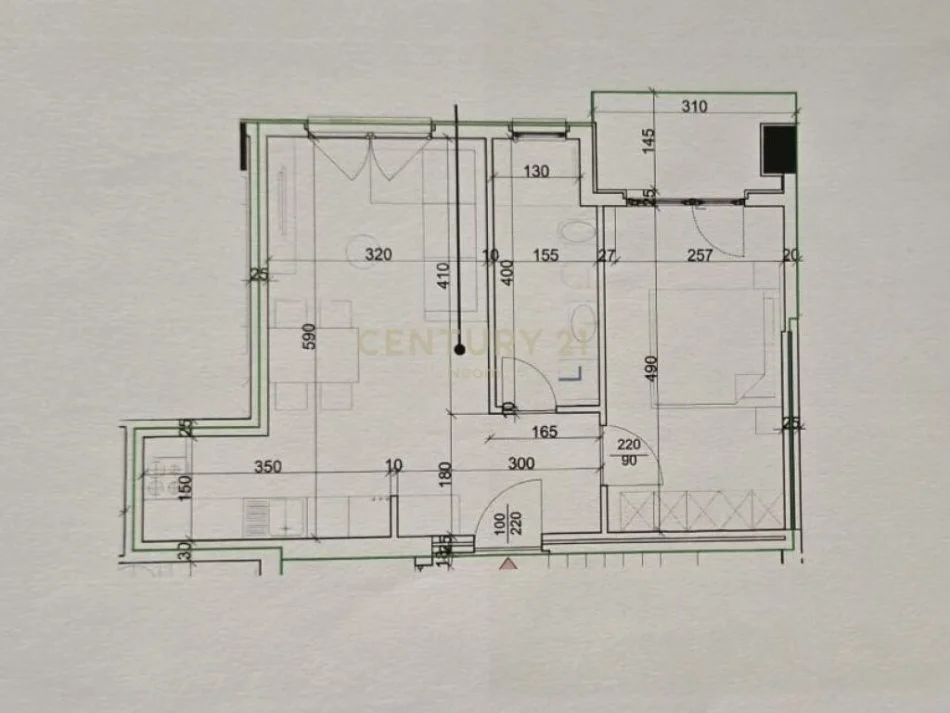 Tirane, shitet apartament 1+1 Kati 8, 66 m² 105.000 € (laprake)