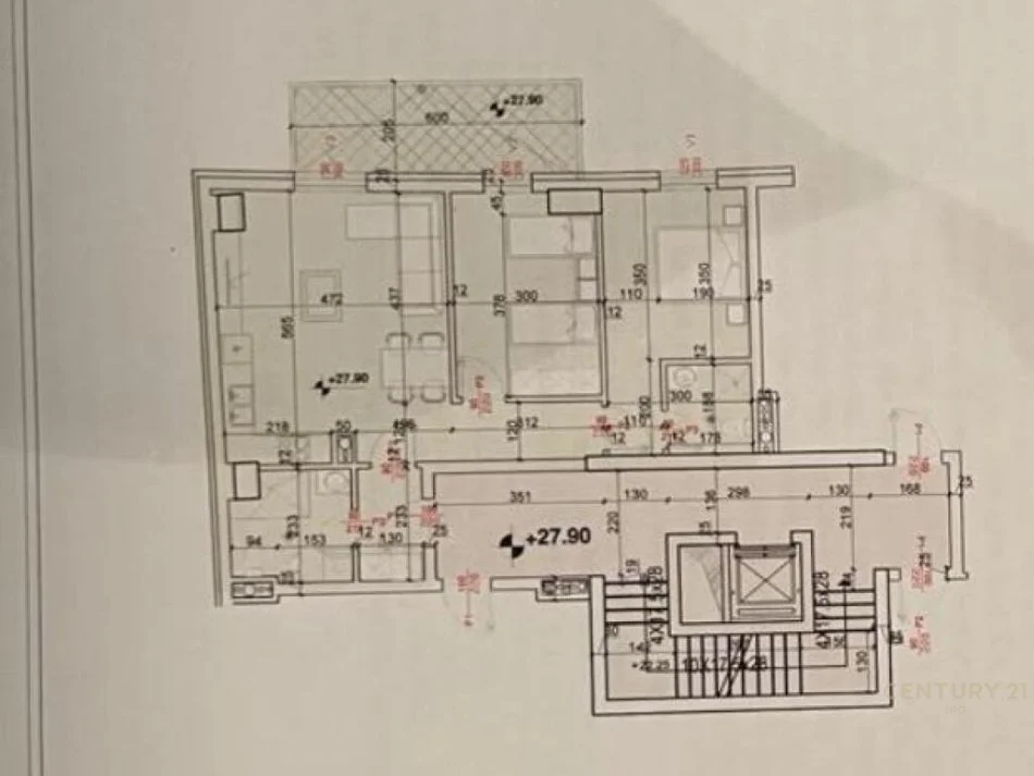 Tirane, shitet apartament Kati 8, 110 m² 120.000 € (Ali Dem Tirana Albania)