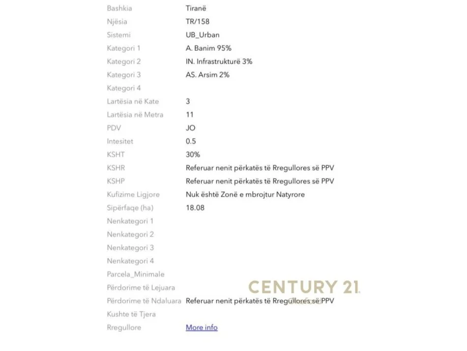 Tirane, shitet toke , 300 m² 48.000 € (Sauk)