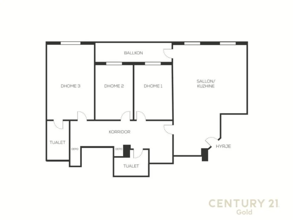 Tirane, shitet apartament 3+1+Ballkon Kati 7, 144 m² 355.000 € (RRUGA E BARRIKADAVE)