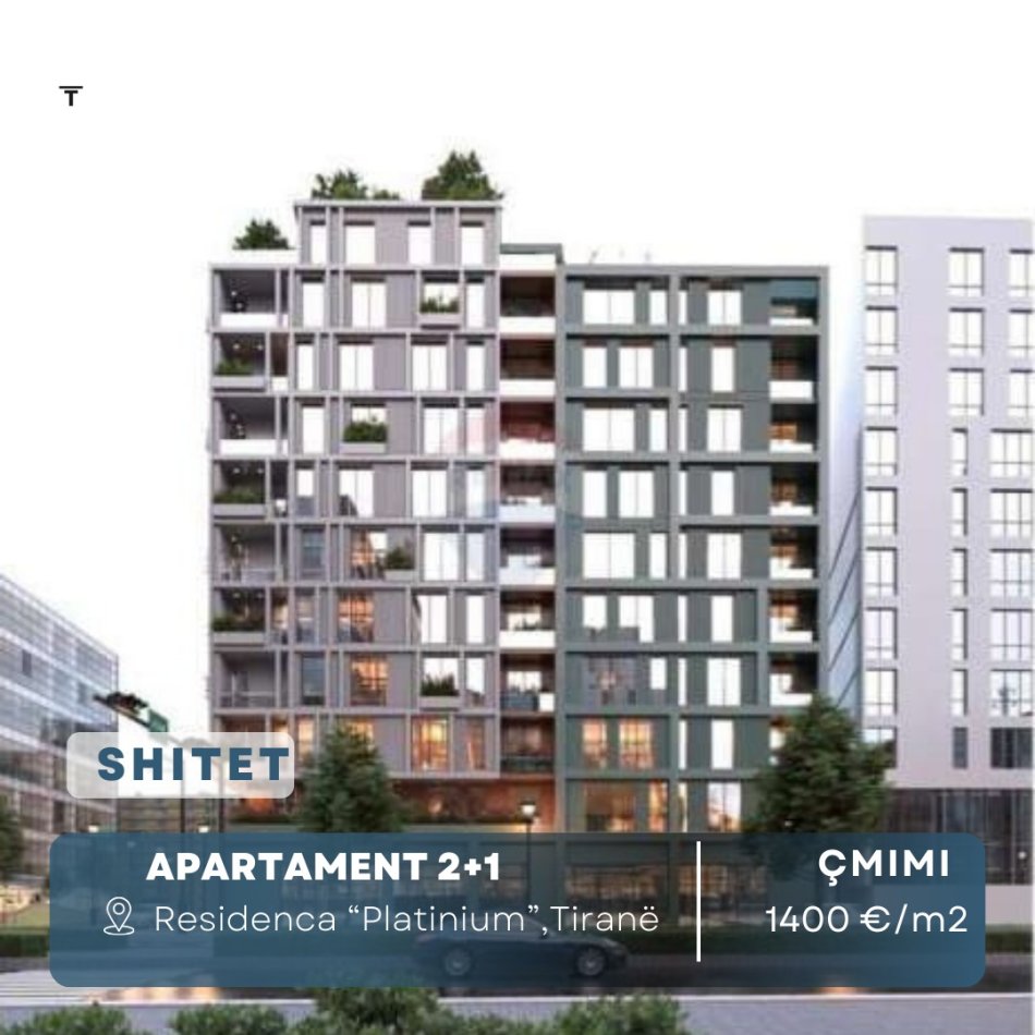 Tirane, shitet apartament 2+1+Ballkon, Kati 5, 126 m² 176,000 € (bulevardi i ri [ treni ])