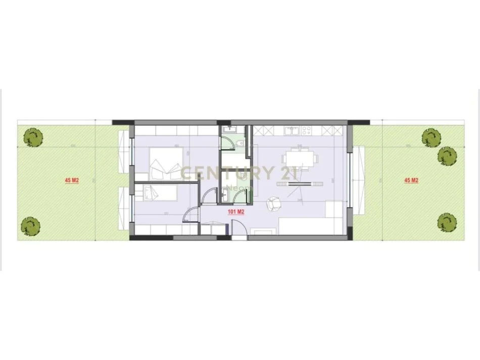 Tirane, shitet apartament 2+1+Ballkon Kati 0, 101 m² 237.000 € (Neom103396)