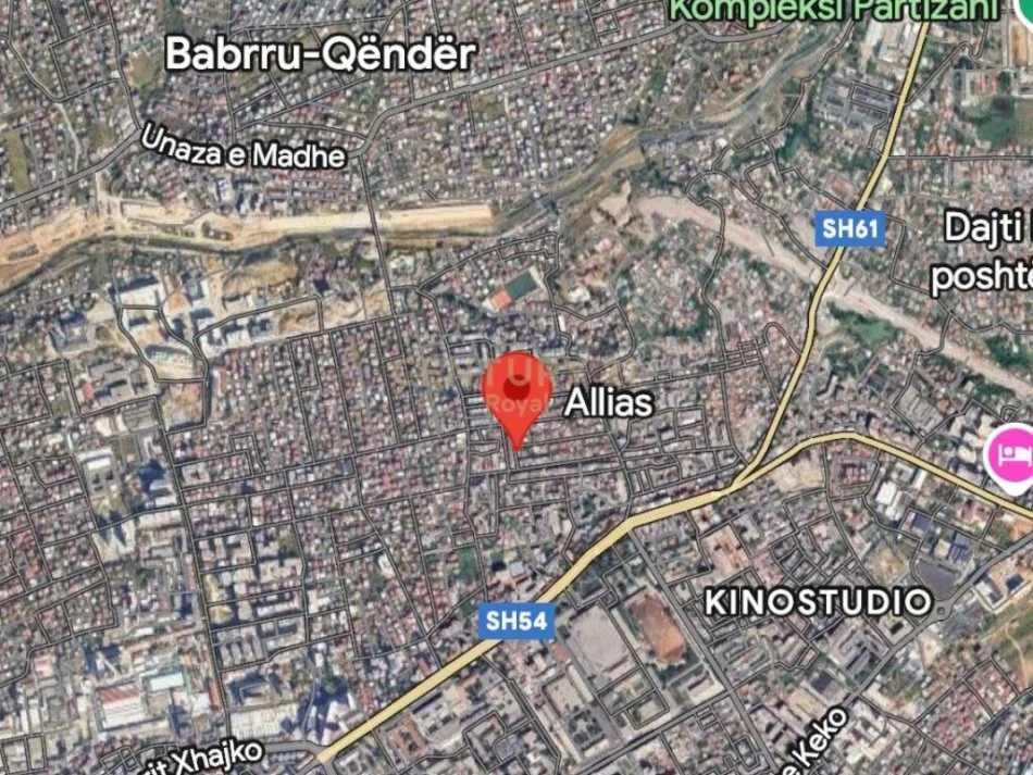 Tirane, shes apartament 1+1 Kati 2, 54 m² 70.000 € 