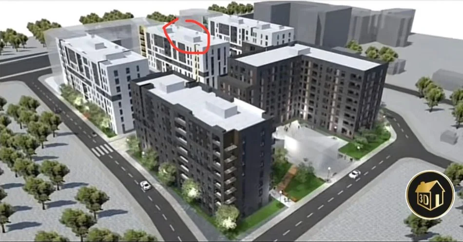 Tirane, shes apartament 1+1+Ballkon Kati 5, 60 m² 72.000 € (29 nentori)