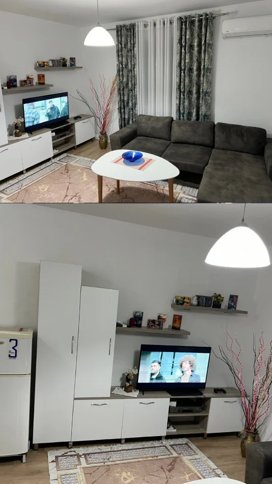 Tirane, jepet me qera apartament 1+1 Kati 4, 60 m² 450 € (rruga elbasanit)