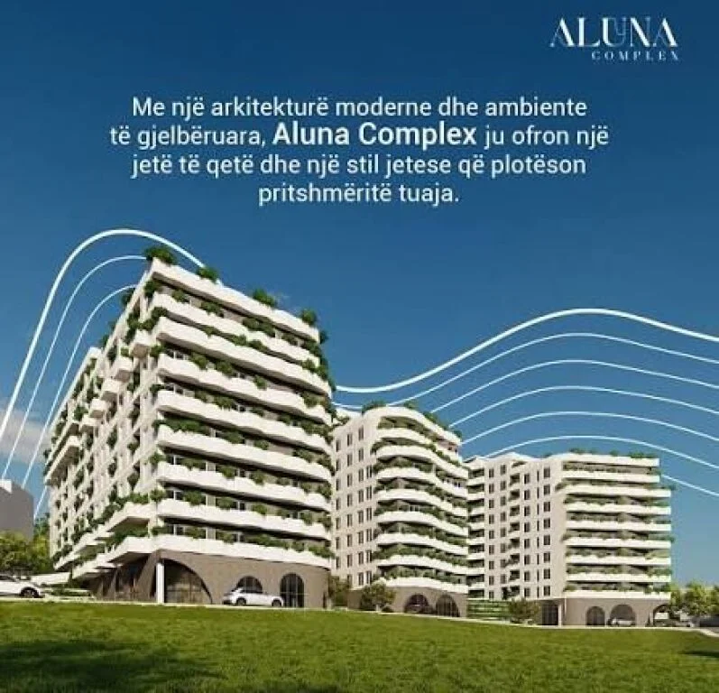 Tirane, jepet me qera apartament 2+1+Ballkon Kati 3, 96 m² 86.850 € (Aluna 4 Residence, Paskuqan)
