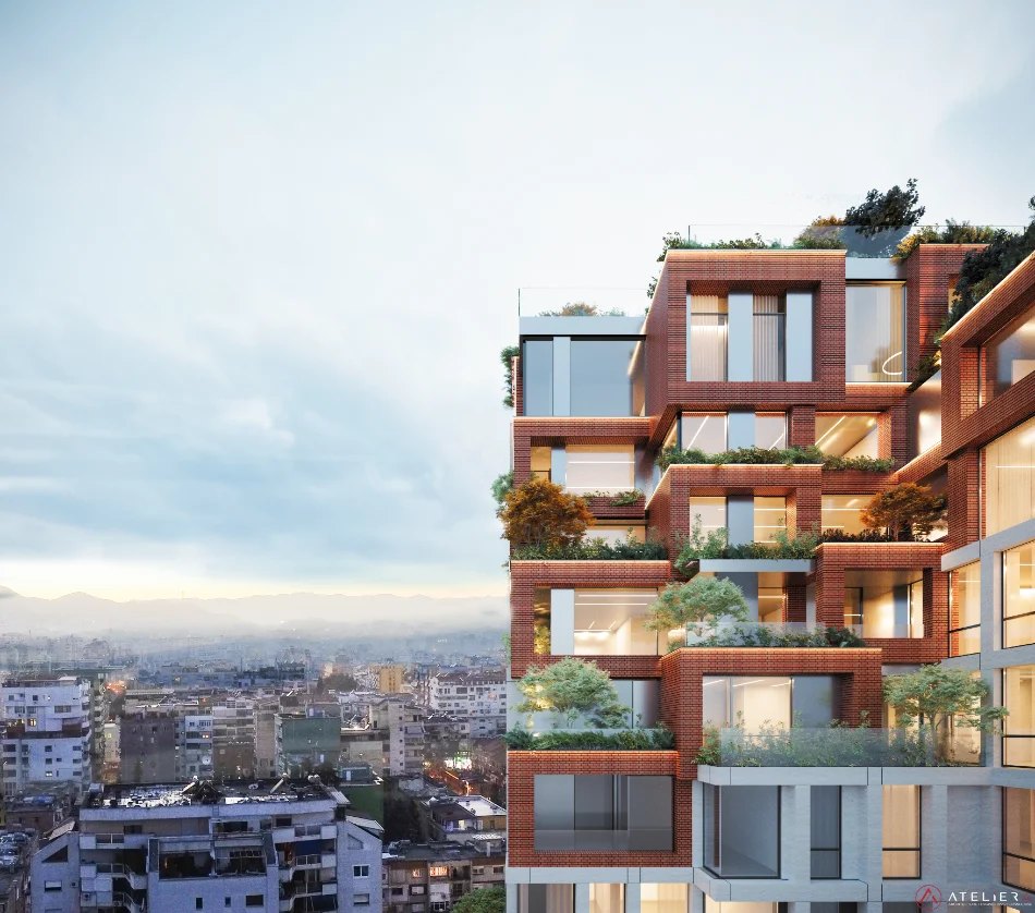Tirane, shitet apartament 1+1+Ballkon Kati 5, 72 m² 304.080 € (Blloku, Unico Residence)