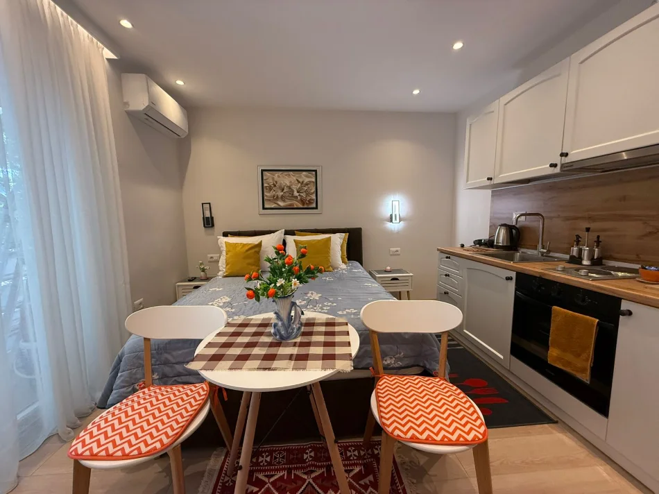 Tirane, jepet me qera garsonier 1+1 Kati 4, 33 m² 500 € (Rruga Myslym Shyri)
