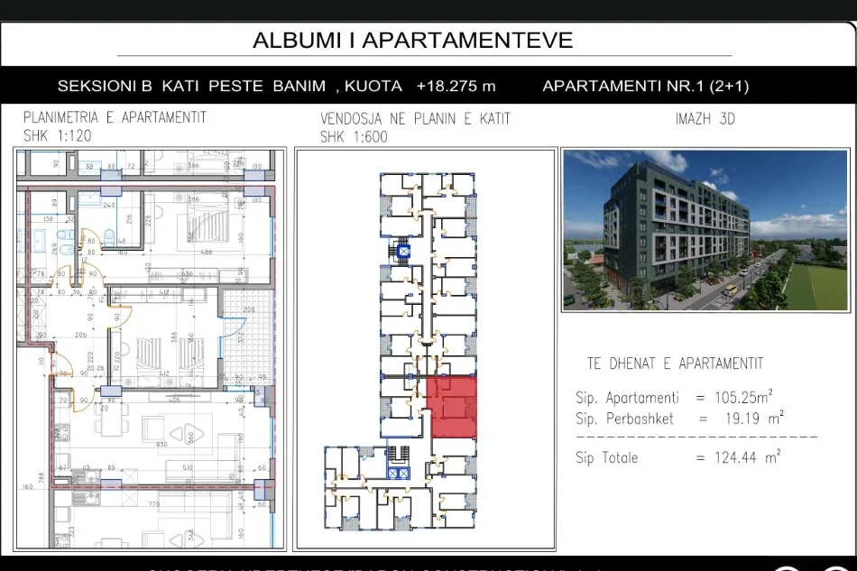 Tirane, shitet apartament , 